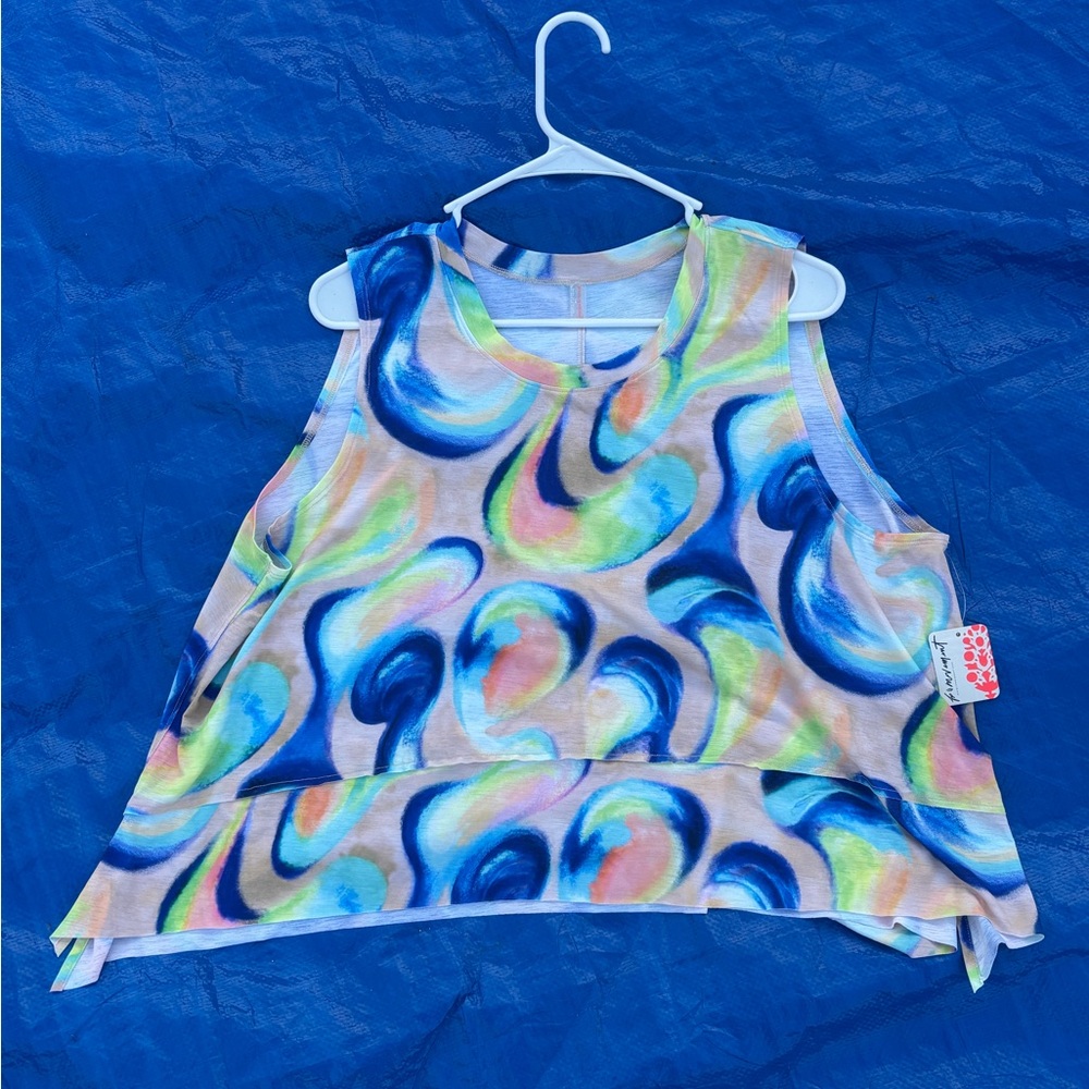 Colorful Woman’s Sleeveless Top